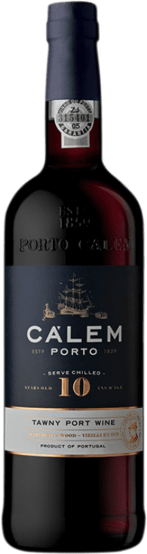 29,95 € Envío gratis | Vino generoso Marie Brizard Calem I.G. Porto Oporto Portugal Tempranillo, Touriga Franca, Touriga Nacional, Tinta Amarela, Tinta Cão, Tinta Barroca 10 Años Botella 75 cl
