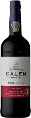 12,95 € Free Shipping | Fortified wine Marie Brizard Calem Fine Ruby I.G. Porto Porto Portugal Tempranillo, Touriga Franca, Touriga Nacional, Tinta Amarela, Tinta Cão, Tinta Barroca Bottle 75 cl