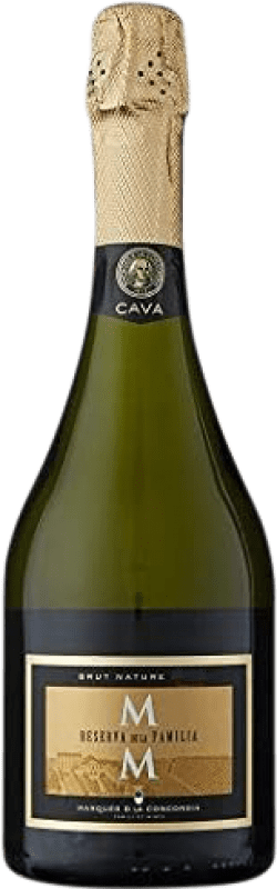 38,95 € 送料無料 | 白スパークリングワイン Marqués de La Concordia ブルットの自然 予約 D.O. Cava カタロニア スペイン Macabeo, Xarel·lo, Chardonnay, Parellada ボトル 75 cl