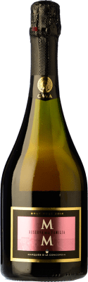 6,95 € Envoi gratuit | Vin Mousseux Rosé Marqués de La Concordia Rosé Brut Réserve D.O. Cava Catalogne Espagne Monastrell, Pinot Noir Bouteille 75 cl