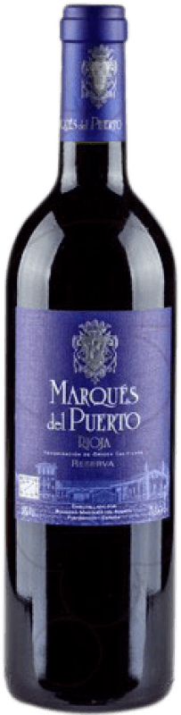 8,95 € Бесплатная доставка | Красное вино Marqués del Puerto Резерв D.O.Ca. Rioja Ла-Риоха Испания бутылка 75 cl