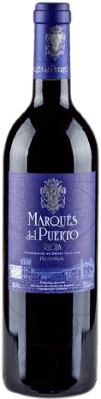 8,95 € Envío gratis | Vino tinto Marqués del Puerto Reserva D.O.Ca. Rioja La Rioja España Botella 75 cl