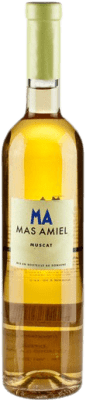 18,95 € Envío gratis | Vino Generoso Fortificado Mas Amiel Muscat A.O.C. Francia Francia Moscato 75 cl