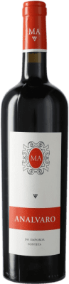 58,95 € Free Shipping | Red wine Mas Anglada Analvaro D.O. Empordà Catalonia Spain Merlot, Cabernet Sauvignon Bottle 75 cl