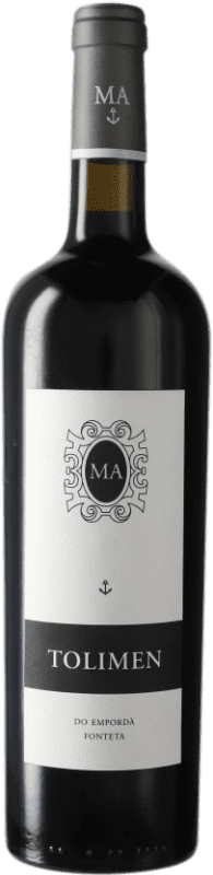 68,95 € Бесплатная доставка | Красное вино Mas Anglada Tolimen D.O. Empordà Каталония Испания Merlot — Мерло, Cabernet Sauvignon — Каберне Совиньон 75 cl