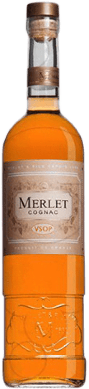 38,95 € Spedizione Gratuita | Cognac Merlet V.S.O.P. Very Superior Old Pale Francia Bottiglia 70 cl