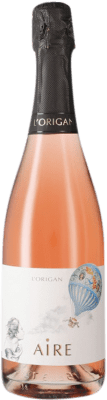 14,95 € Бесплатная доставка | Розовое игристое Uvas Felices Aire Rosé Природа Брута D.O. Cava Каталония Испания Pinot Black, Xarel·lo бутылка 75 cl