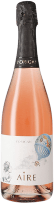 14,95 € Бесплатная доставка | Розовое игристое вино Uvas Felices Aire Brut Nature — Брют Натюр Rosé — Розе D.O. Cava Каталония Испания Pinot Noir — Пино Нуар, Xarel·lo — Шарелло Бутылка 75 cl