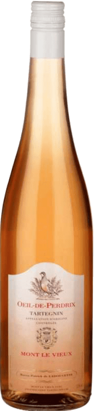 21,95 € Kostenloser Versand | Roséwein Mont Le Vieux Oeil de Perdrix Jung Schweiz Pinot Noir — Spätburgunder Flasche 75 cl