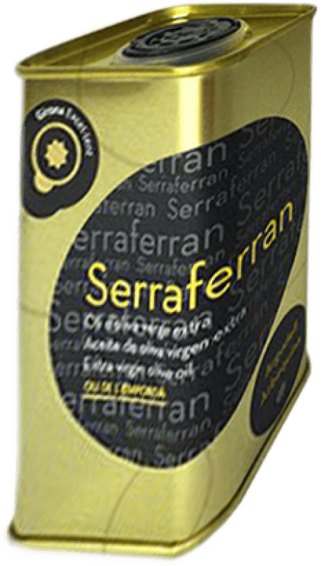 10,95 € Envio grátis | Azeite de Oliva Oli de Ventallo Serraferran Espanha Lata Especial 25 cl