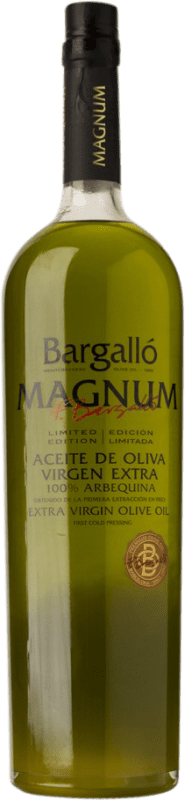 64,95 € Envío gratis | Aceite de Oliva Bargalló España Arbequina Botella Magnum 1,5 L