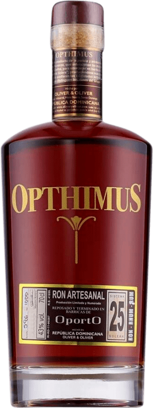 87,95 € 免费送货 | 朗姆酒 Oliver & Oliver Opthimus 多明尼加共和国 25 岁 70 cl
