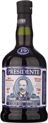 47,95 € Envío gratis | Ron Oliver & Oliver Presidente República Dominicana 19 Años Botella 70 cl