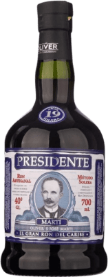 49,95 € Envío gratis | Ron Oliver & Oliver Presidente República Dominicana 19 Años Botella 70 cl