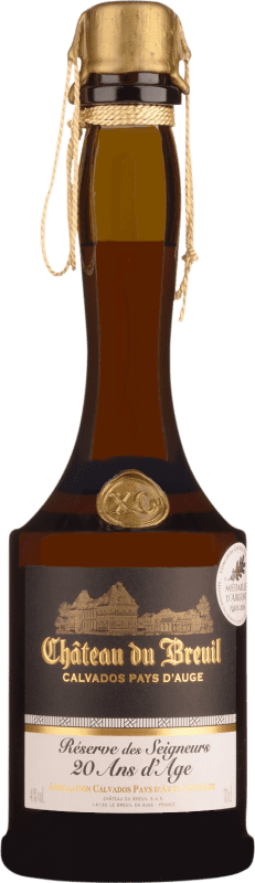73,95 € Envío gratis | Calvados Château du Breuil X.O. Extra Old Francia Botella 70 cl