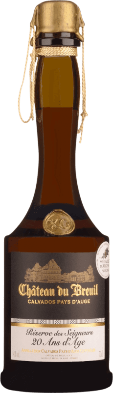 73,95 € Kostenloser Versand | Calvados Château du Breuil X.O. Extra Old Frankreich Flasche 70 cl