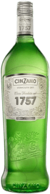 17,95 € Envio grátis | Vermute Cinzano 1757 Dry Itália Garrafa 1 L