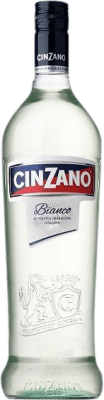 8,95 € Envio grátis | Vermute Cinzano Bianco Itália Garrafa 1 L