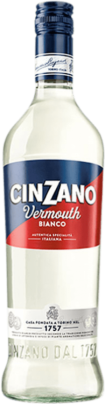 8,95 € Бесплатная доставка | Вермут Cinzano Bianco Италия бутылка 1 L