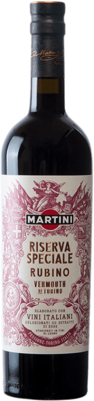 17,95 € Kostenloser Versand | Wermut Martini Rubino Speciale Reserve Italien Flasche 75 cl