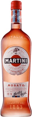12,95 € Envio grátis | Vermute Martini Rosato Itália Garrafa 1 L