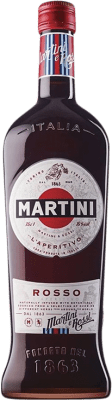 12,95 € Envío gratis | Vermut Martini Rosso Italia Botella 1 L