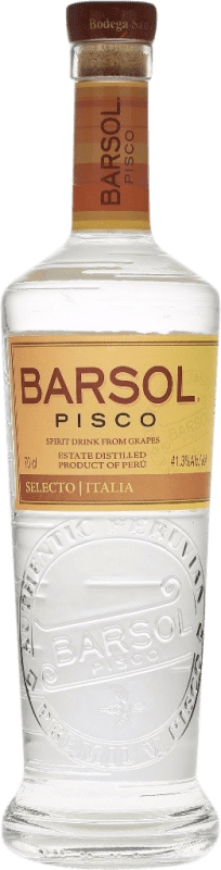 33,95 € Free Shipping | Pisco Barsol Selecto Italia Peru Bottle 70 cl