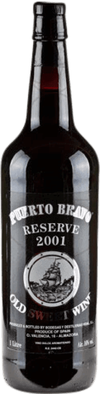4,95 € Envío gratis | Licores Puerto Bravo Reserva España Botella 1 L