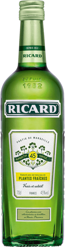 18,95 € Бесплатная доставка | Пастис Pernod Ricard Plantes Fraiches Франция 70 cl Anís — Анис