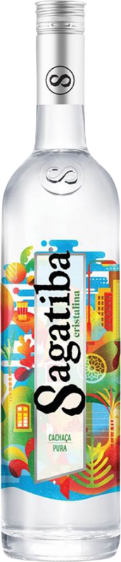 16,95 € Envío gratis | Cachaza Sagatiba. Pura Brasil Botella 70 cl