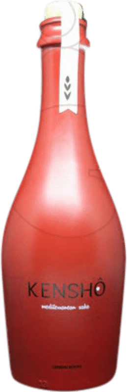12,95 € Free Shipping | Sake Kenshô Mediterranean Rocks Genshu Spain Third-Liter Bottle 33 cl