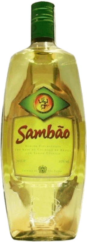 14,95 € Envio grátis | Cachaça Sambao Brasil Garrafa 70 cl