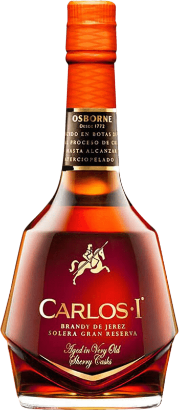 46,95 € 送料無料 | ブランデー Osborne Carlos I グラン・レセルバ D.O. Jerez-Xérès-Sherry スペイン 1 L