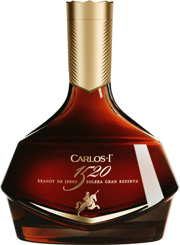 129,95 € Envio grátis | Brandy Conhaque Osborne Carlos I 1520 Espanha 70 cl