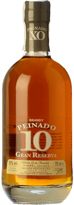 28,95 € 免费送货 | 白兰地 Peinado 大储备 西班牙 10 岁 瓶子 70 cl