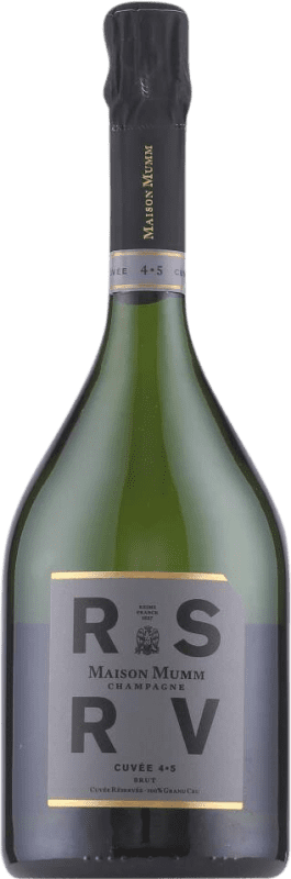 59,95 € 免费送货 | 白起泡酒 G.H. Mumm RSRV 4.5 Brut — 起泡酒 干型 Grand Cru, Cuvée A.O.C. Champagne 香槟酒 法国 Pinot Noir — 黑皮诺, Chardonnay — 莎当妮 瓶装 75 cl