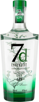 23,95 € Envío gratis | Ginebra 7D Gin Essential Reino Unido Botella 70 cl
