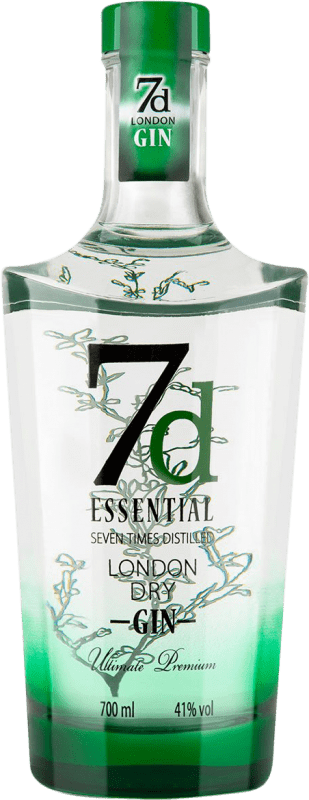 29,95 € Envoi gratuit | Gin 7D Essential Royaume-Uni Bouteille 70 cl