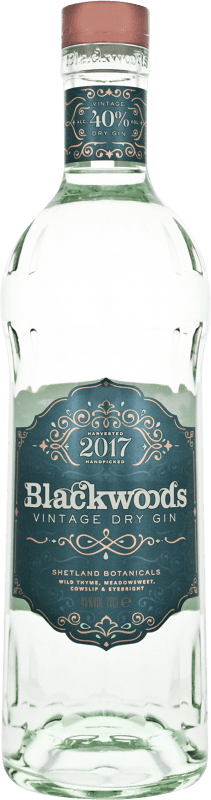 25,95 € Envío gratis | Ginebra Blackwood's Vintage Dry Gin Escocia Reino Unido Botella 70 cl