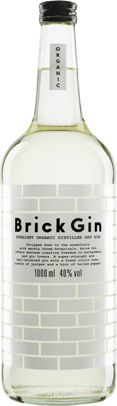 24,95 € Envio grátis | Gin Fair Brick Gin Alemanha Garrafa 1 L