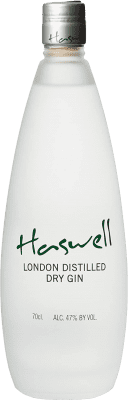 31,95 € Envio grátis | Gin Haswell & Hastings Reino Unido Garrafa 70 cl