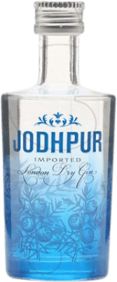 2,95 € Envio grátis | Gin Jodhpur Espanha Garrafa Miniatura 5 cl