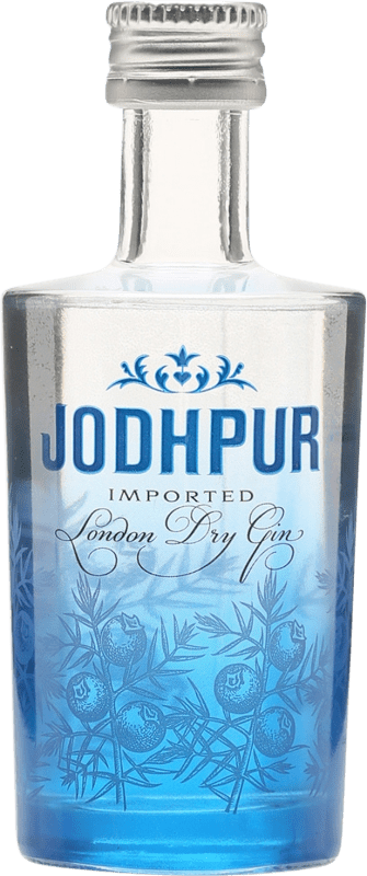 2,95 € Kostenloser Versand | Gin Jodhpur Spanien Miniaturflasche 5 cl