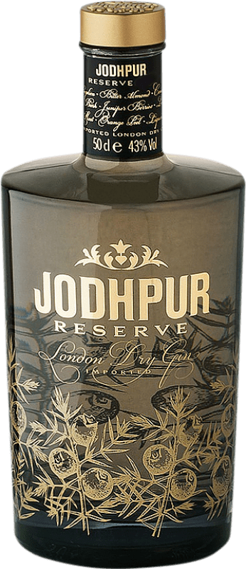 32,95 € Free Shipping | Gin Jodhpur Reserve Spain Medium Bottle 50 cl