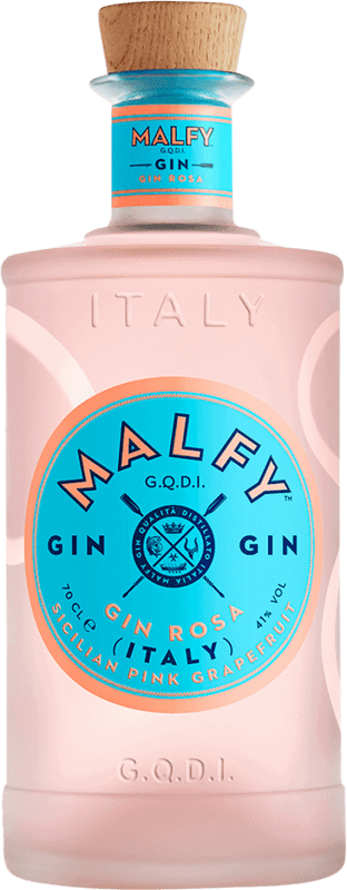 31,95 € Spedizione Gratuita | Gin Malfy Gin Rosa Italia Bottiglia 70 cl