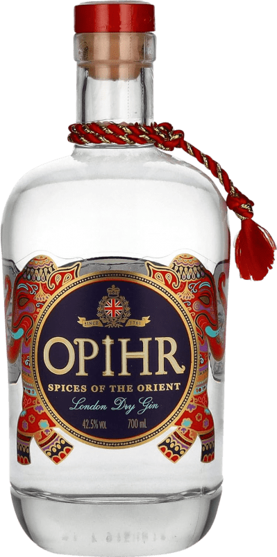 26,95 € Бесплатная доставка | Джин G&J Greenalls Opihr London Dry Gin Oriental Spiced Объединенное Королевство бутылка 70 cl