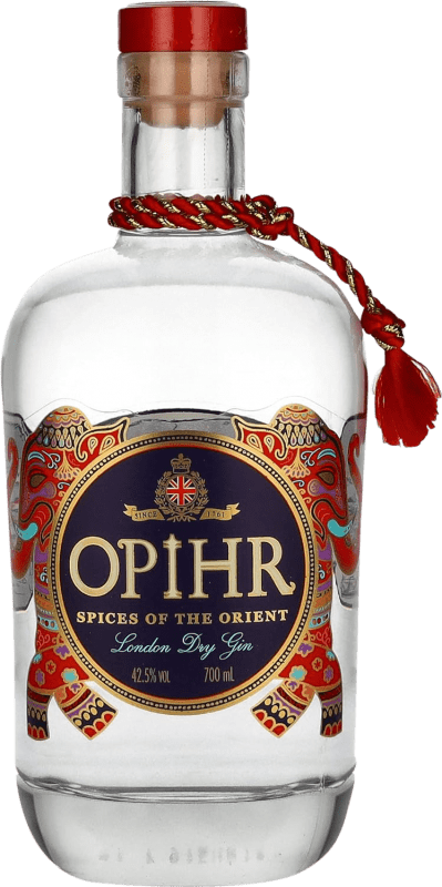 27,95 € Бесплатная доставка | Джин G&J Greenalls Opihr London Dry Gin Oriental Spiced Объединенное Королевство бутылка 70 cl