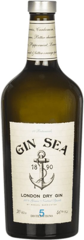 24,95 € Бесплатная доставка | Джин Sea Gin Испания бутылка 70 cl