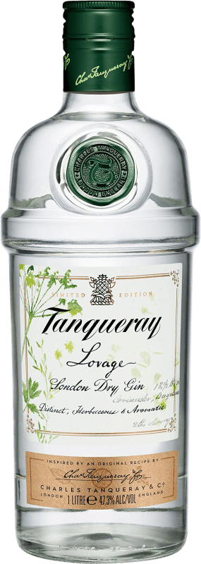 56,95 € Envio grátis | Genever Gin Tanqueray Lovage Reino Unido 1 L