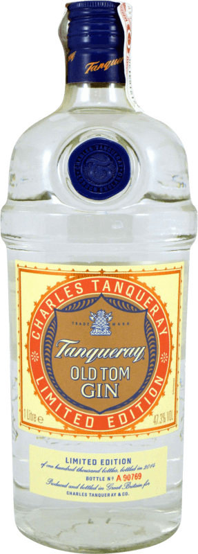 59,95 € Бесплатная доставка | Джин Tanqueray Old Tom Объединенное Королевство бутылка 1 L